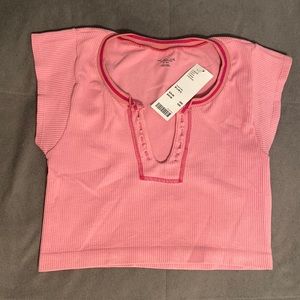 Urban Outfitters Go for Gold seamless top